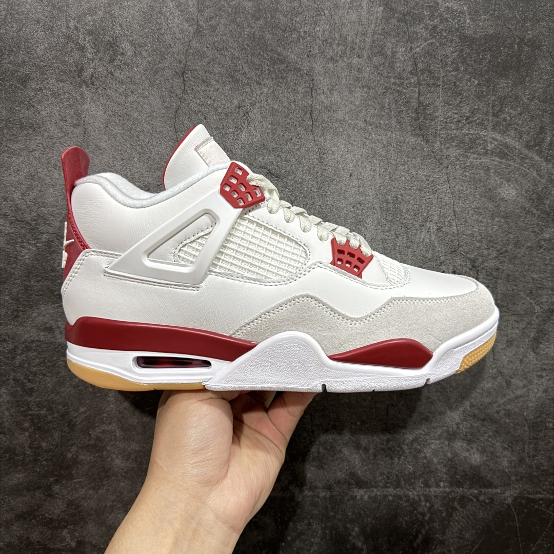 380  【原厂版】NK SB x Air Jordan AJ4 联名白红 DR5415-106