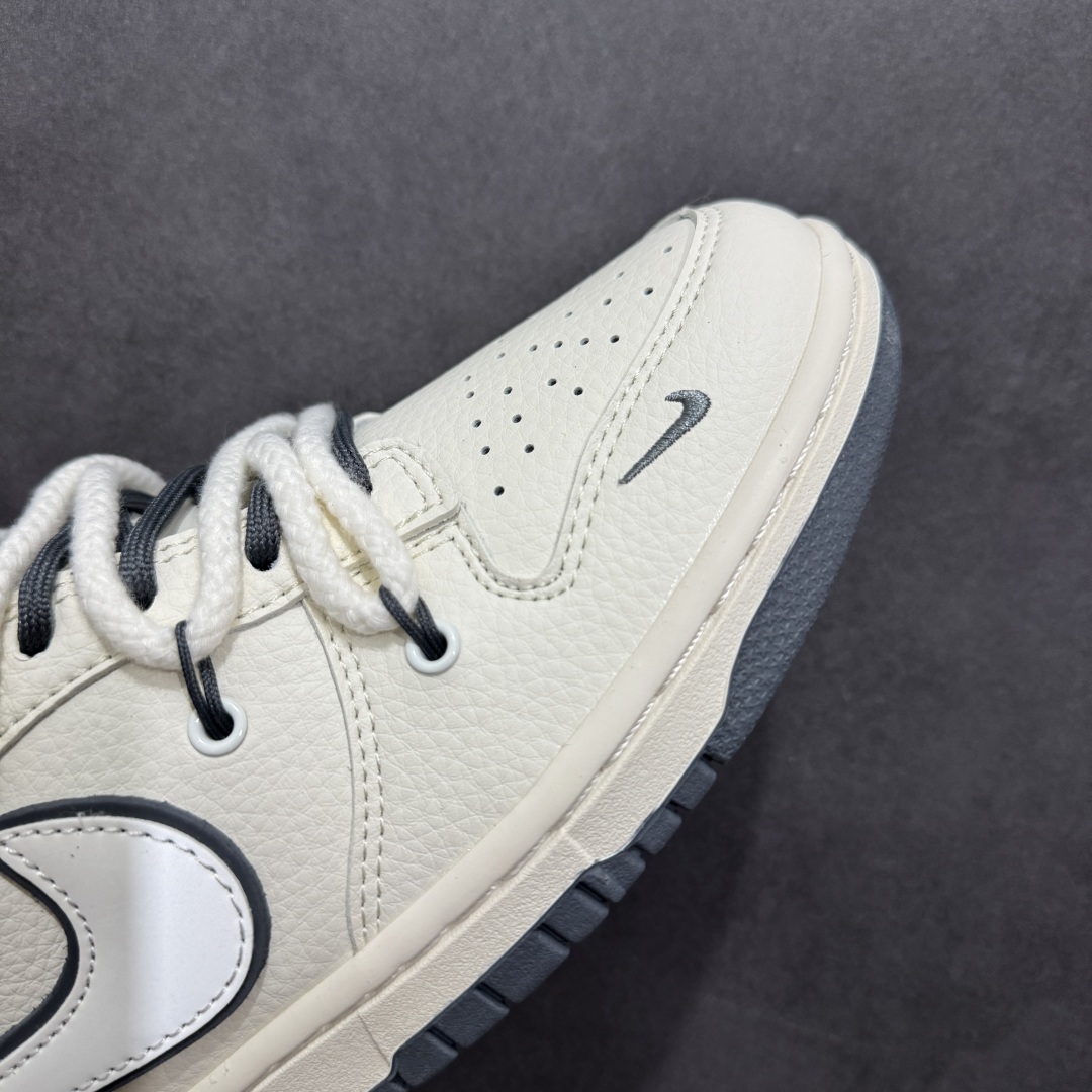 【定制版】Nike SB Dunk Low Sup系列 绑带米白白勾 周年高端定制 低帮休闲板鞋 YX5066-258