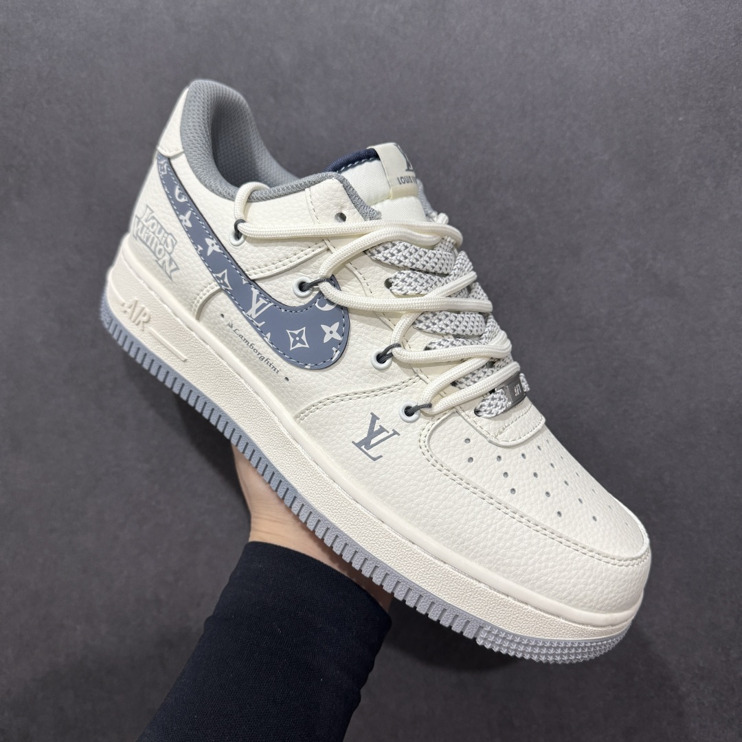 【定制版】Nike Air Force 1'07 Low LV联名 灰花纹抽绳 空军一号低帮休闲板鞋 DM6868-065