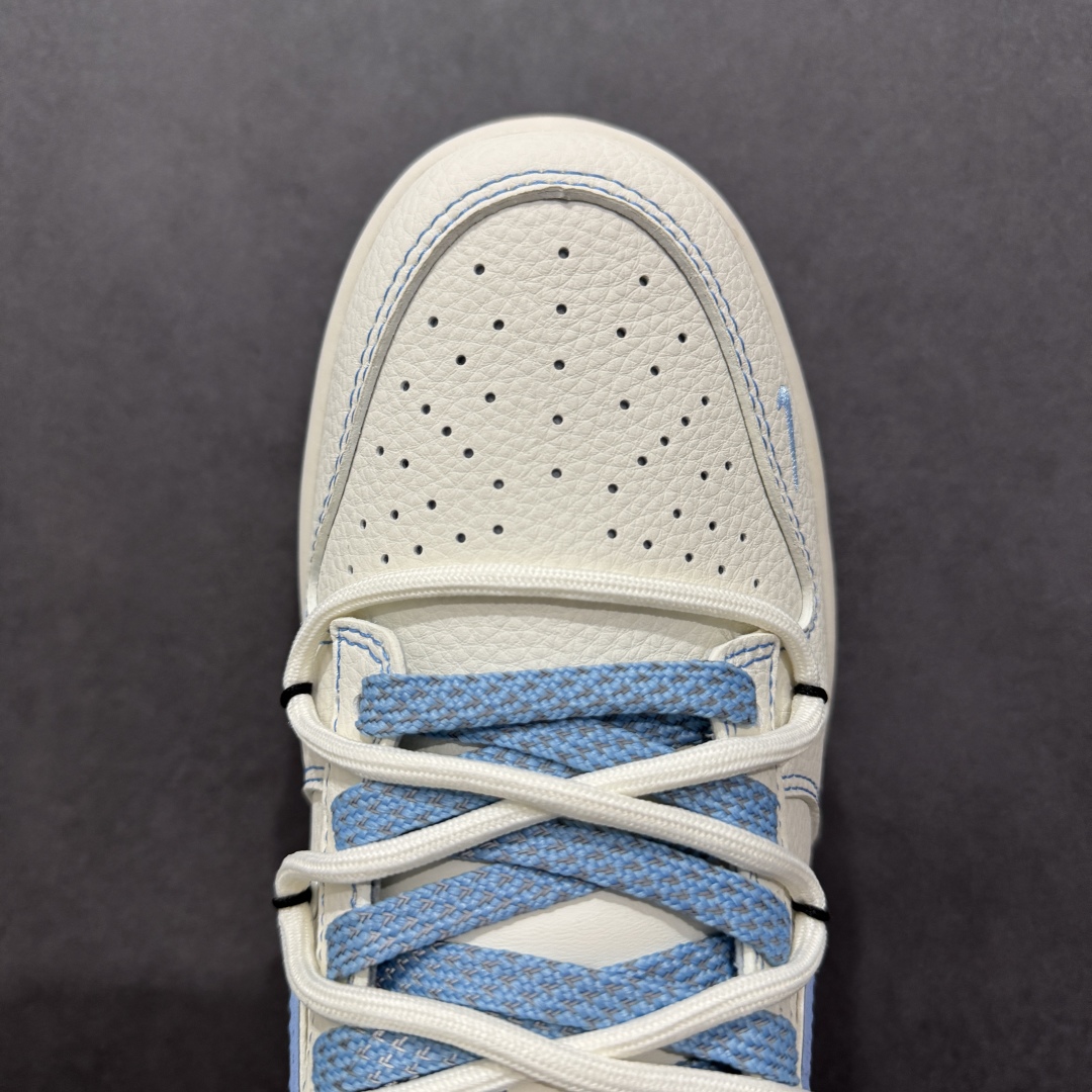 【定制版】Nike SB Dunk Low Sup系列 绑带米白蓝勾 周年高端定制 低帮休闲板鞋 FC1688-216