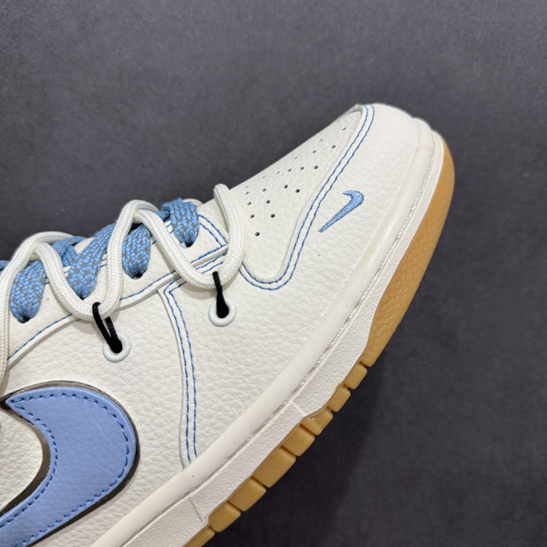 【定制版】Nike SB Dunk Low Sup系列 绑带米白蓝勾 周年高端定制 低帮休闲板鞋 FC1688-216