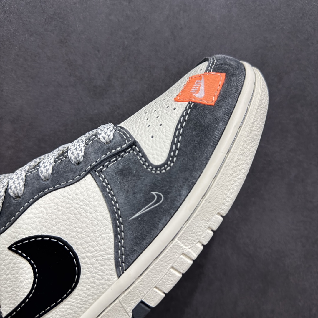 【定制版】Nike SB Dunk Low x Stussy 白黑灰小布标 MM1089-026