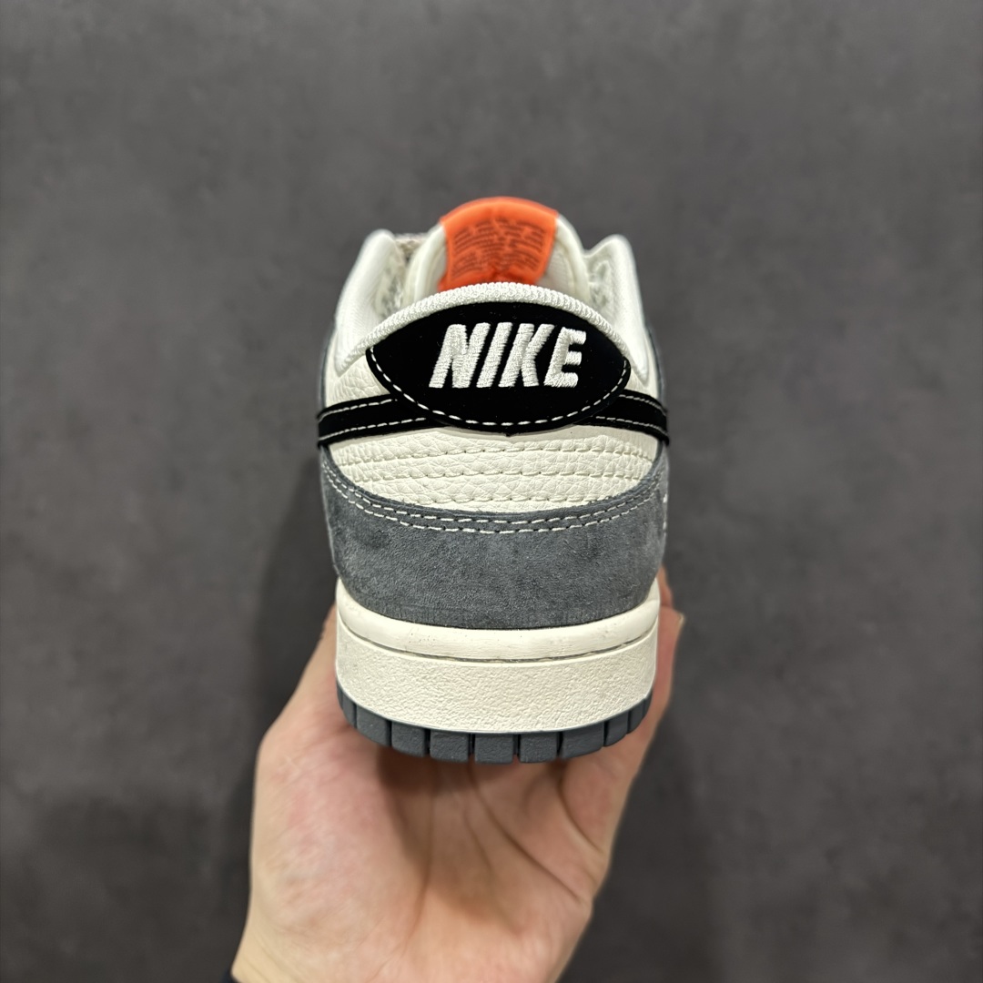 【定制版】Nike SB Dunk Low x Stussy 白黑灰小布标 MM1089-026