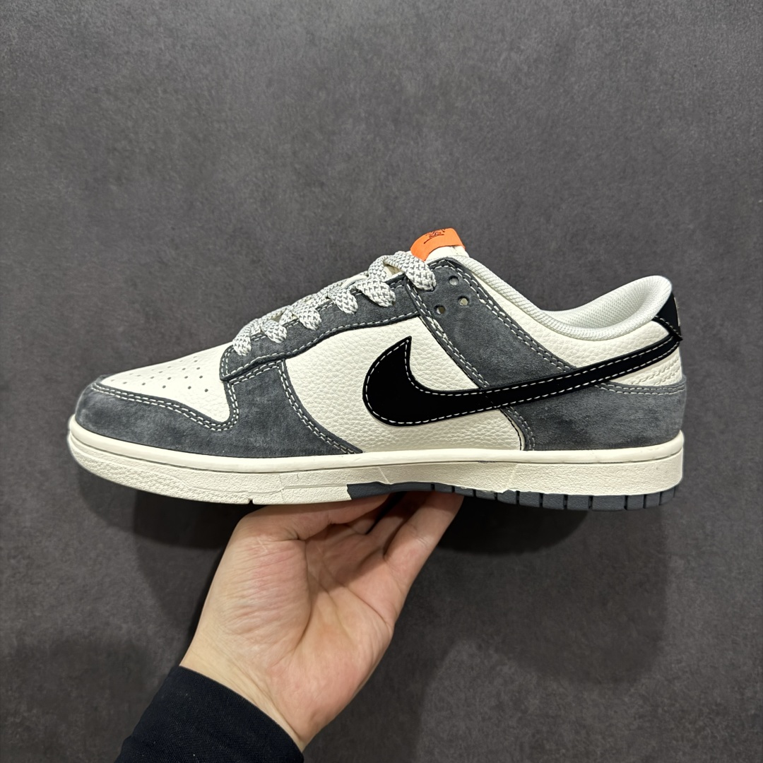 【定制版】Nike SB Dunk Low x Stussy 白黑灰小布标 MM1089-026