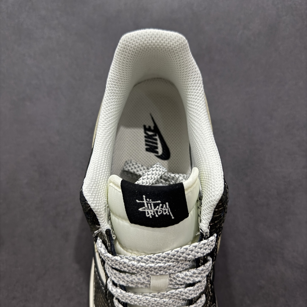 【定制版】Nike Air Force 1'07 Low 斯图西联名 渐变蛇纹 空军一号低帮休闲板鞋 XS1958-556