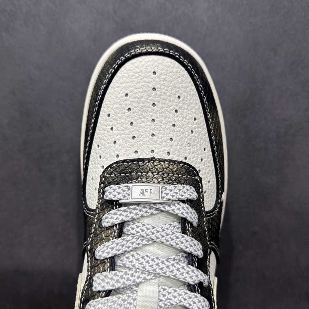【定制版】Nike Air Force 1'07 Low 斯图西联名 渐变蛇纹 空军一号低帮休闲板鞋 XS1958-556