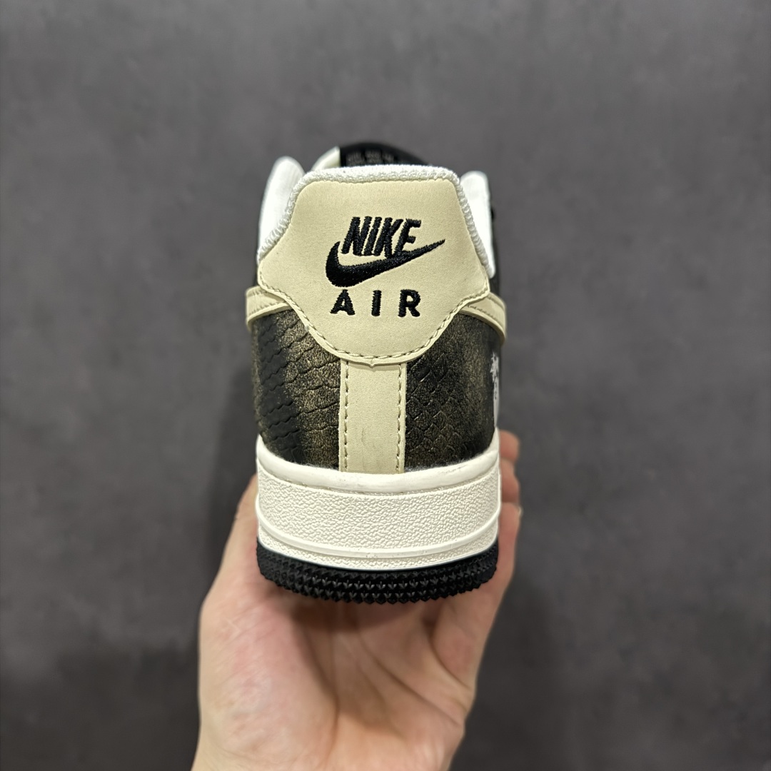 【定制版】Nike Air Force 1'07 Low 斯图西联名 渐变蛇纹 空军一号低帮休闲板鞋 XS1958-556