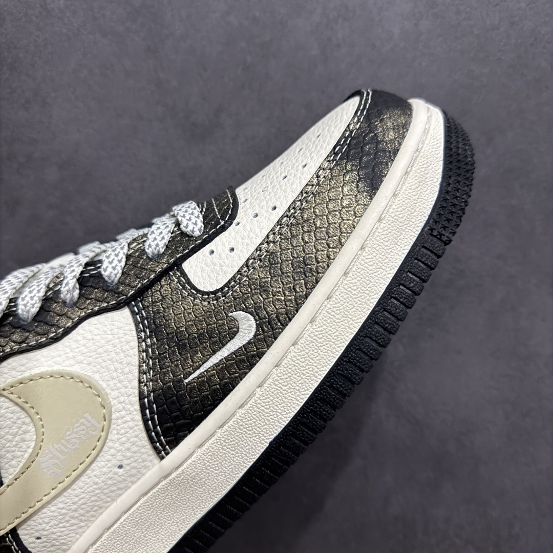 【定制版】Nike Air Force 1'07 Low 斯图西联名 渐变蛇纹 空军一号低帮休闲板鞋 XS1958-556