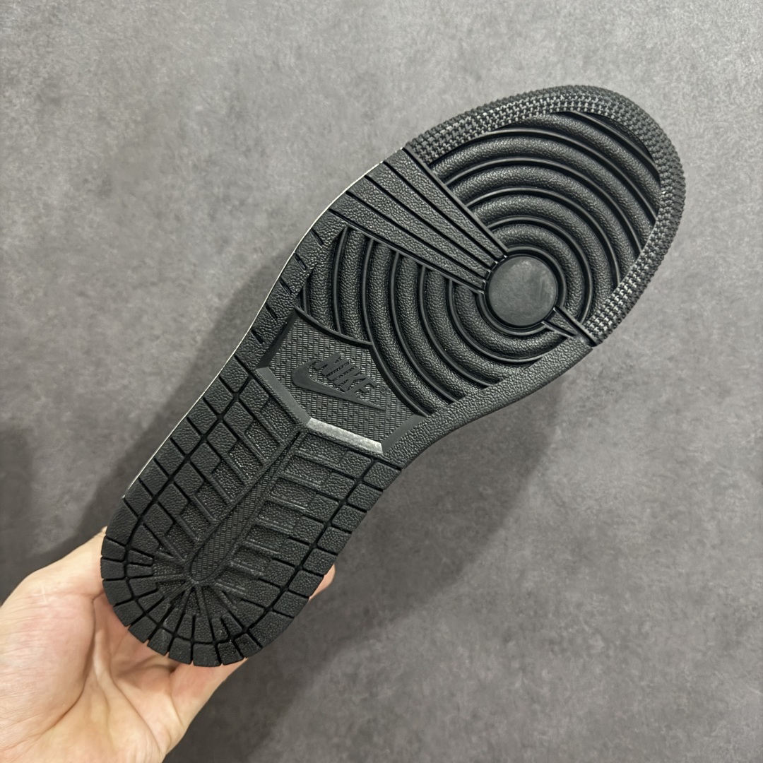 280  【定制版】Travis Scott x Fragment Design x Air Jordan 1 Low OG SP AJ1 乔1 斯图西联名 黑白织布 低帮文化休闲板鞋 YX5066-299