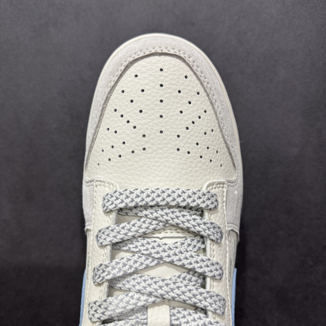 280  【定制版】Nike SB Dunk Low 斯图西联名 水蓝勾 周年高端定制 低帮休闲板鞋 ZH2598-248