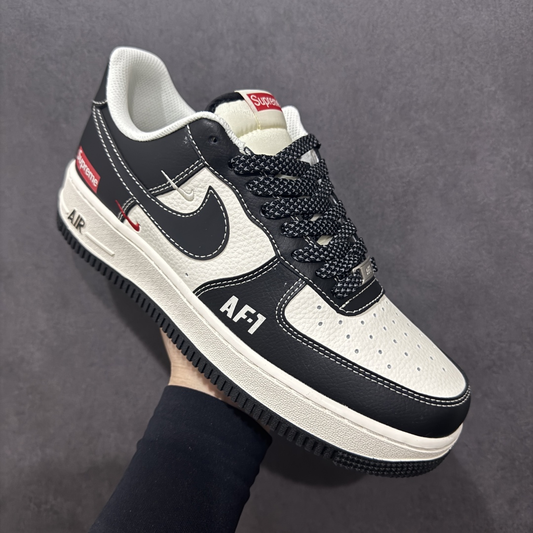 260  Nike Air Force 1 Low 07 x Supreme 黑白双小钩满天星 HH7518-053