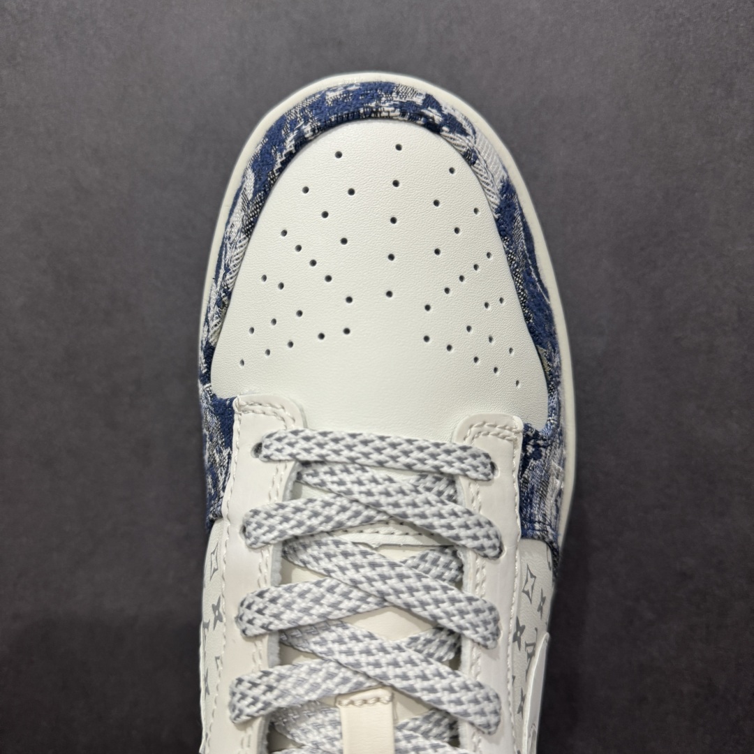 200  【定制版】NIKE SB Dunk Low x Louis Vuitton 白蓝 出品  QF1568-140