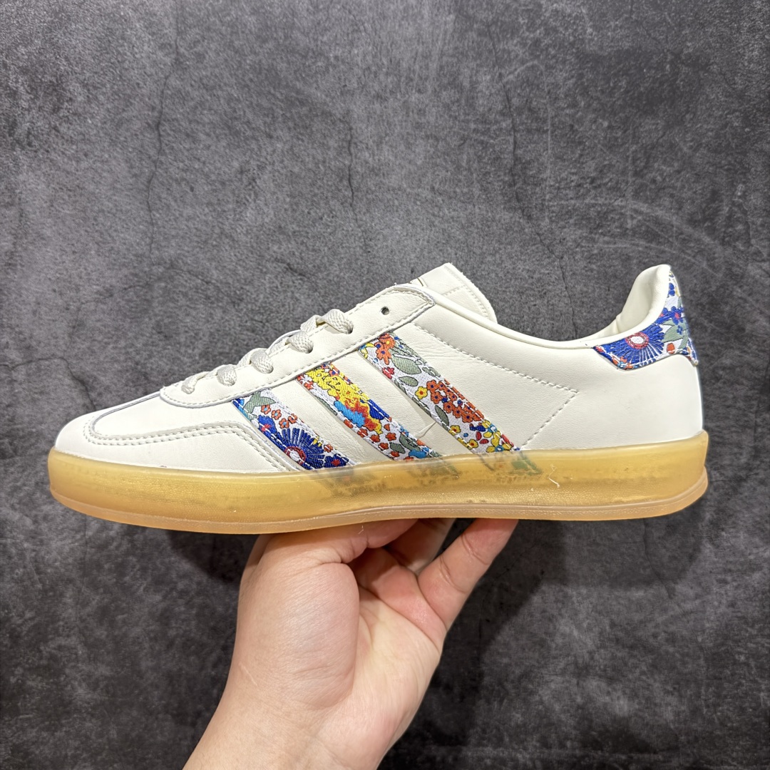  
【正确版】adidas Originals Gazelle INdoor 米色
三叶草休闲防滑耐磨低