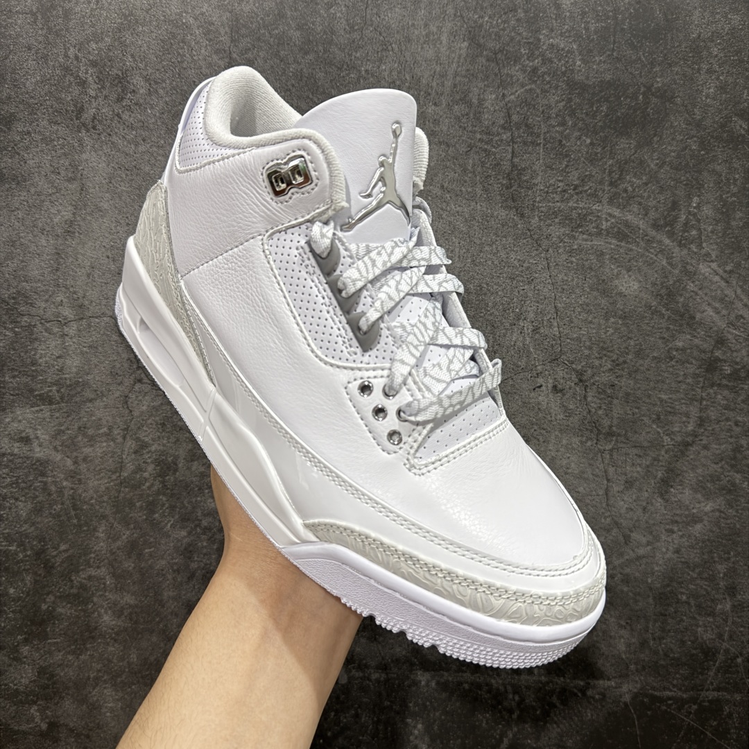 480  【RN纯原版】Air Jordan 3 Retro ”Pure Money” AJ3 乔3复刻白猫 CT8532-111