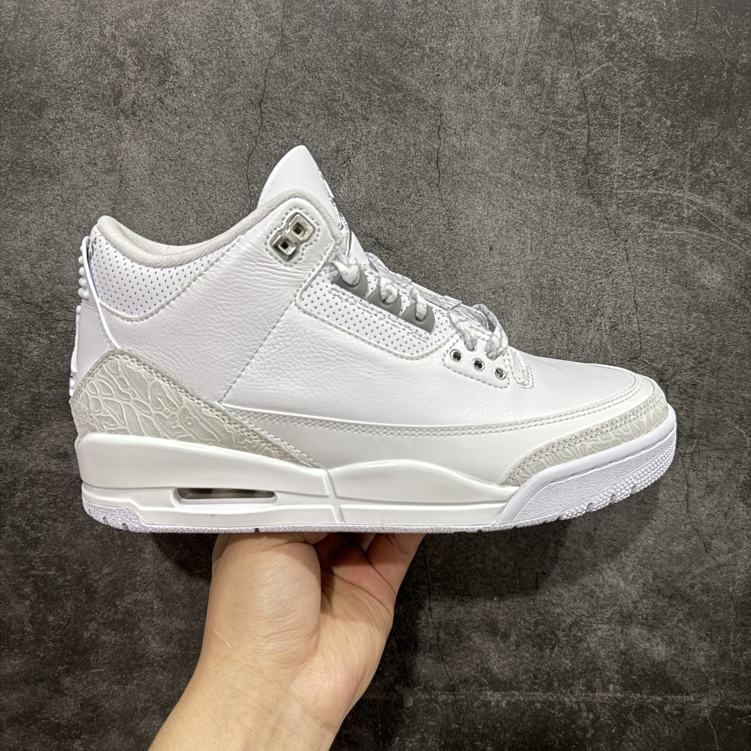 480  【RN纯原版】Air Jordan 3 Retro ”Pure Money” AJ3 乔3复刻白猫 CT8532-111