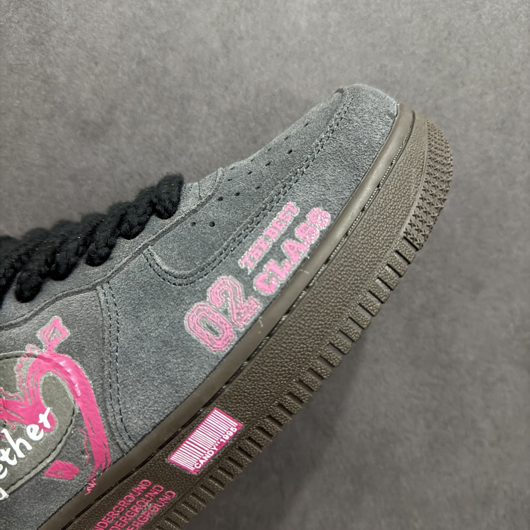  
【定制版】Nike Air Force 1 Low 07 深灰粉涂鸦
原楦头原纸板 打造纯正低帮空军