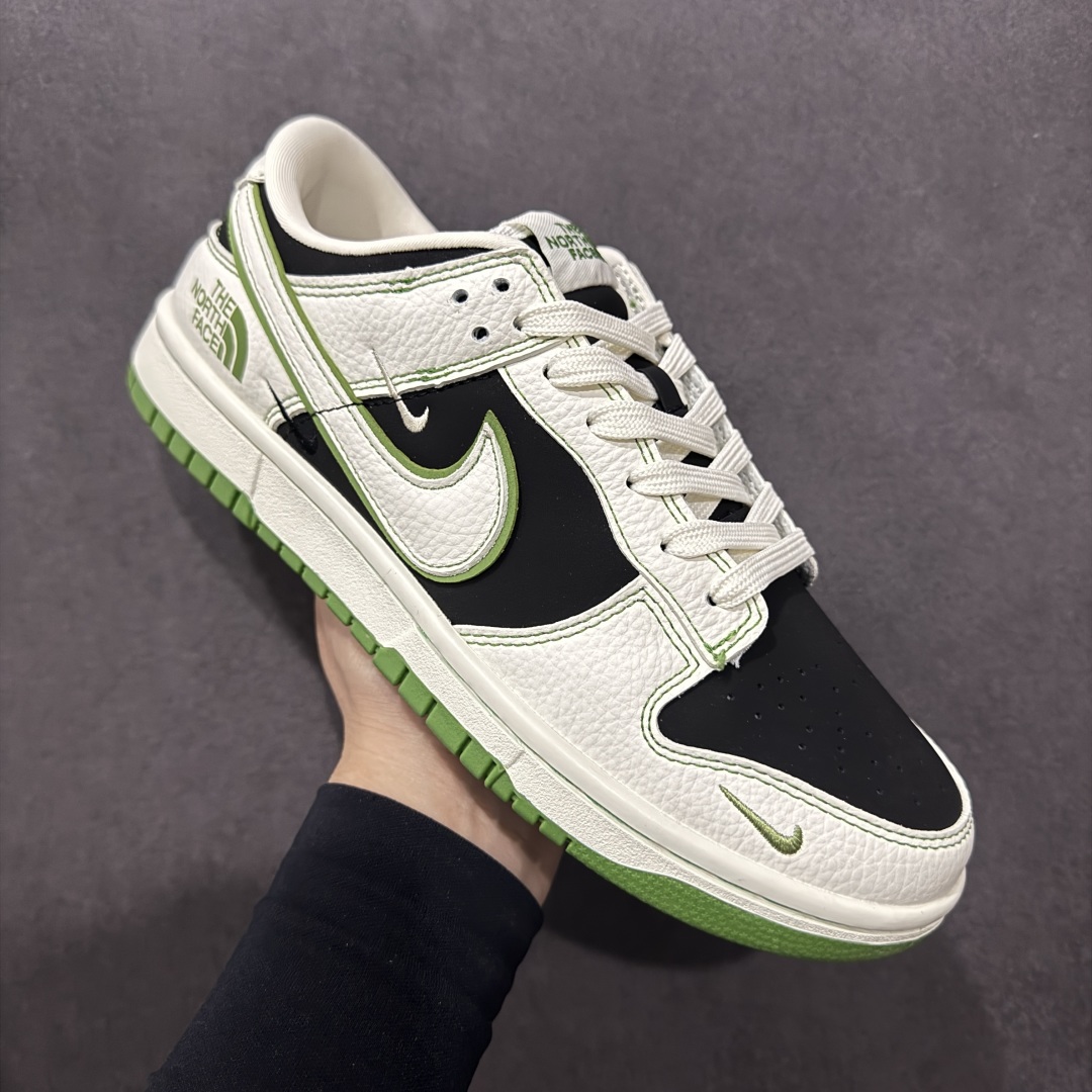  
【定制版】Nike SB Dunk Low 北面联名 奶白黑绿 周年高端定制 低帮休闲板鞋
#定制