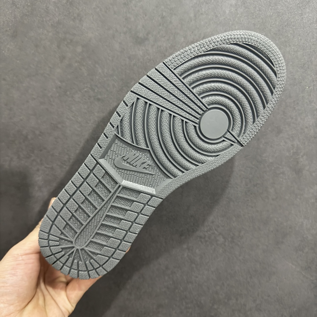 280  【定制版】Travis Scott x Fragment Design x Air Jordan 1 Low OG SP AJ1 乔1 暴力熊联名 米灰亚麻 低帮文化休闲板鞋  XS2024-005