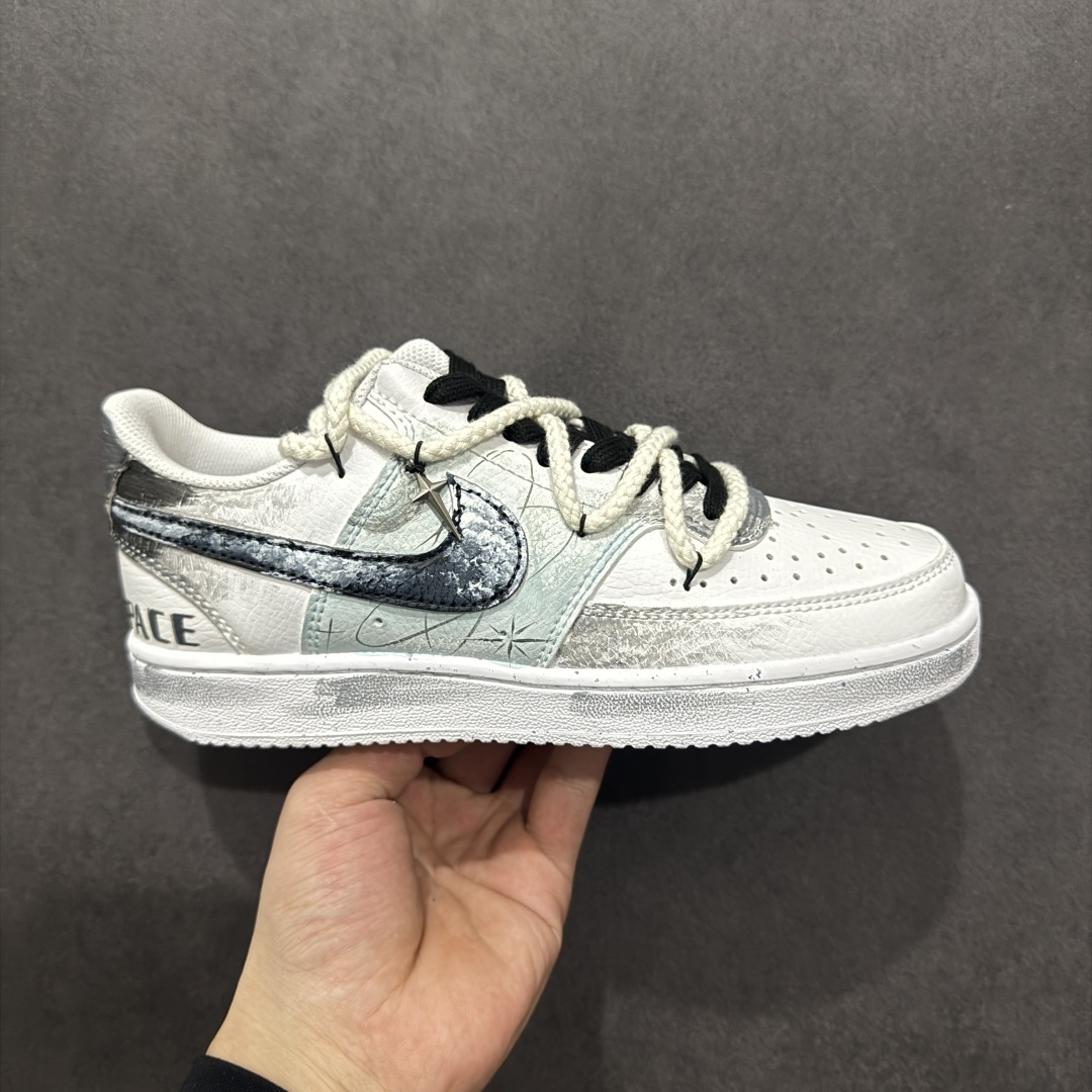  
【定制版】NK Court Vision 1 “镜之魅影”手绘涂鸦定制板鞋 DH2987-088 在