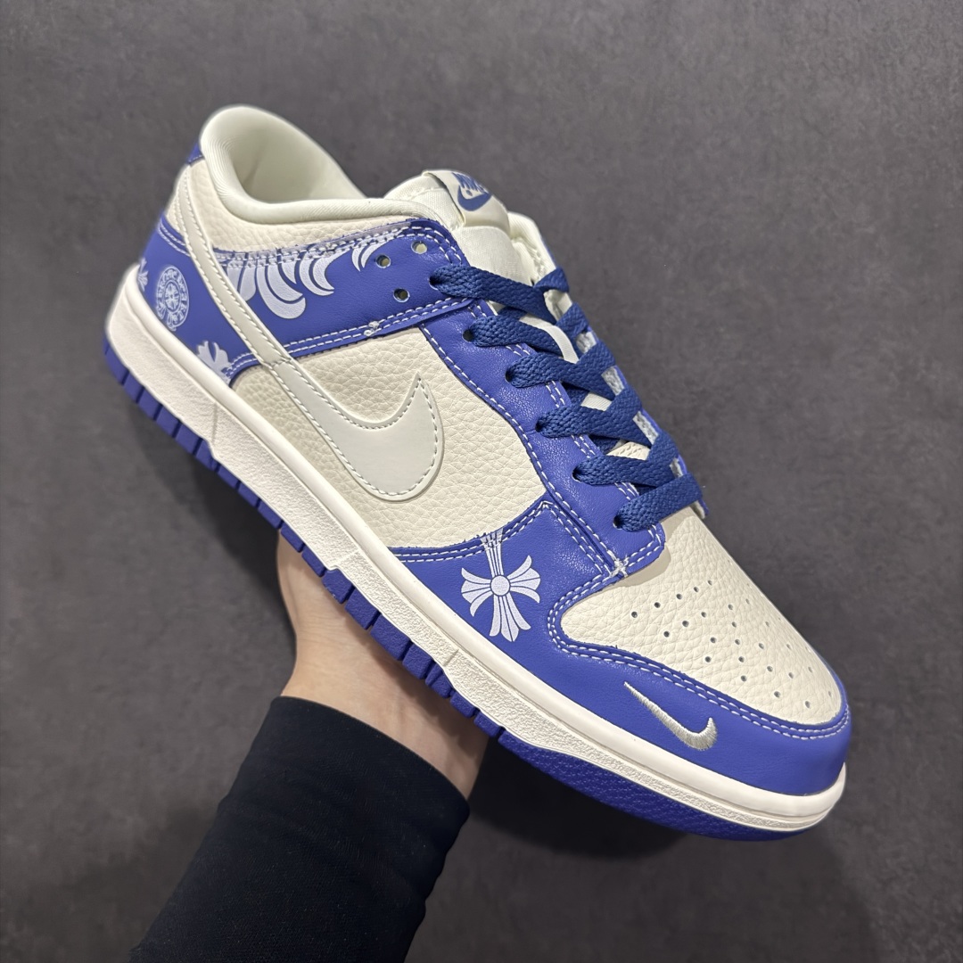  
【定制版】Nike SB Dunk Low 克罗心系列 马蹄印花白勾 周年高端定制 低帮休闲板鞋
