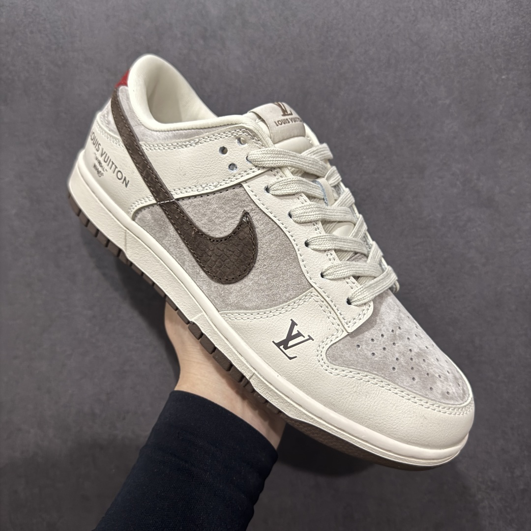  
【定制版】Nike SB Dunk Low LV联名 红尾巧克力 周年高端定制 低帮休闲板鞋
#定