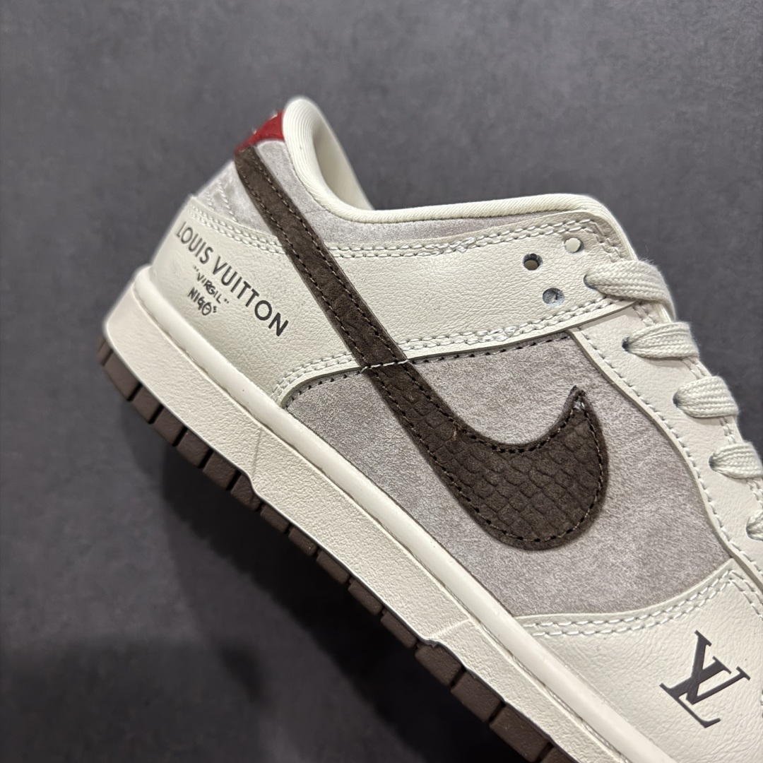  
【定制版】Nike SB Dunk Low LV联名 红尾巧克力 周年高端定制 低帮休闲板鞋
#定