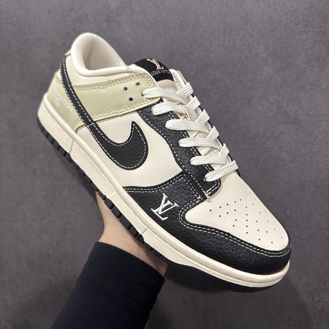  
【定制版】Nk SB Dunk Low LV联名-摩卡米黑周年高端定制 低帮休闲板鞋
#高端定制鞋盒