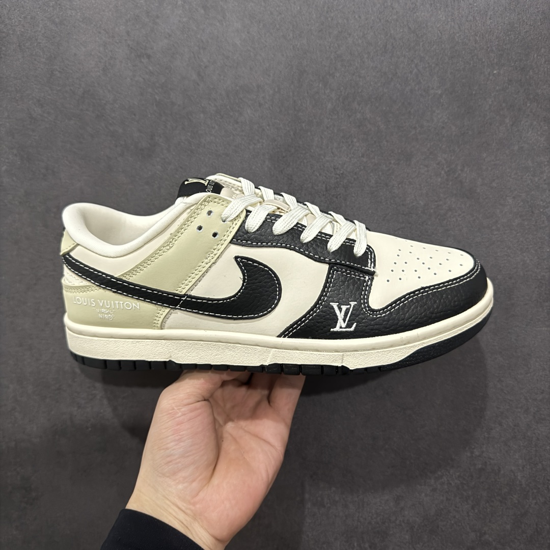  
【定制版】Nk SB Dunk Low LV联名-摩卡米黑周年高端定制 低帮休闲板鞋
#高端定制鞋盒