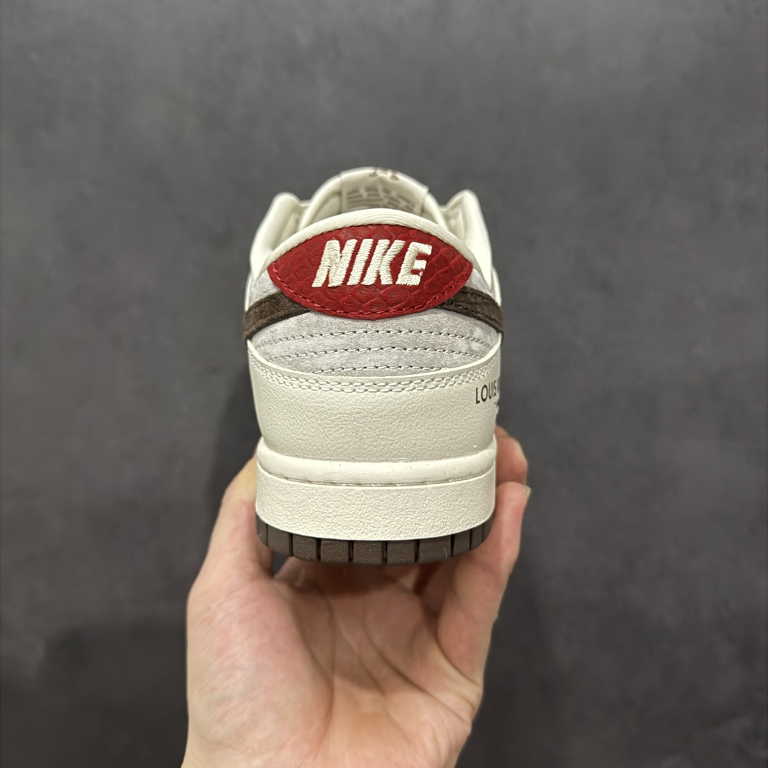  
【定制版】Nike SB Dunk Low LV联名 红尾巧克力 周年高端定制 低帮休闲板鞋
#定
