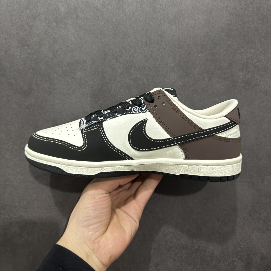  
【定制版】Nk SB Dunk Low LV联名腰果花-棕色摩卡周年高端定制 低帮休闲板鞋
#高端定