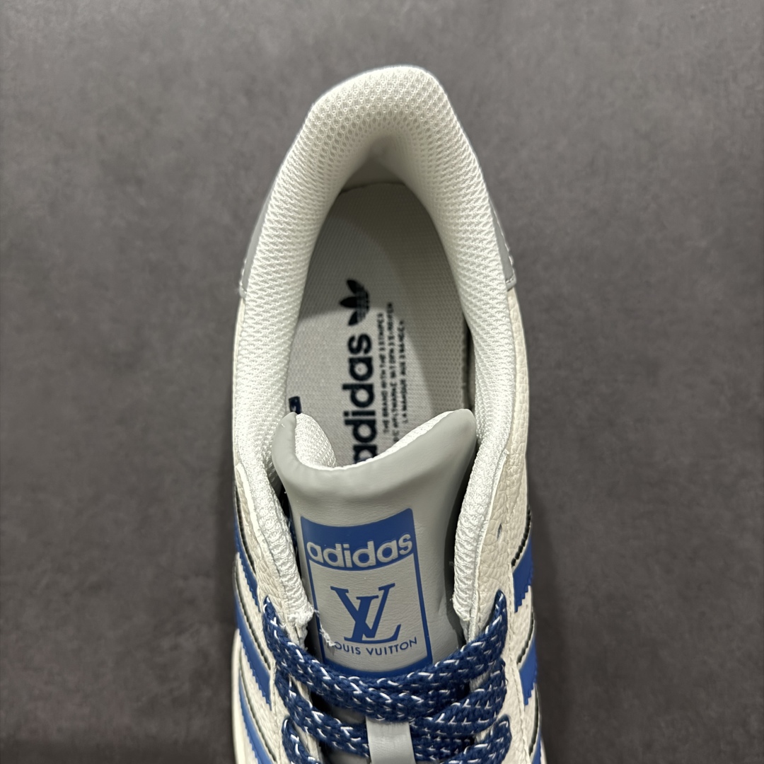  
【定制版】AD Originals Superstar x Louis Vuitton 白蓝
采用全