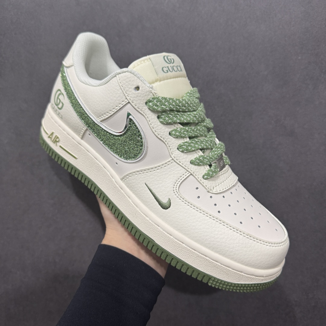  
【定制版】Nike Air Force 1 Low 07 x GUCCI 白绿小钩满天星
原楦头原纸