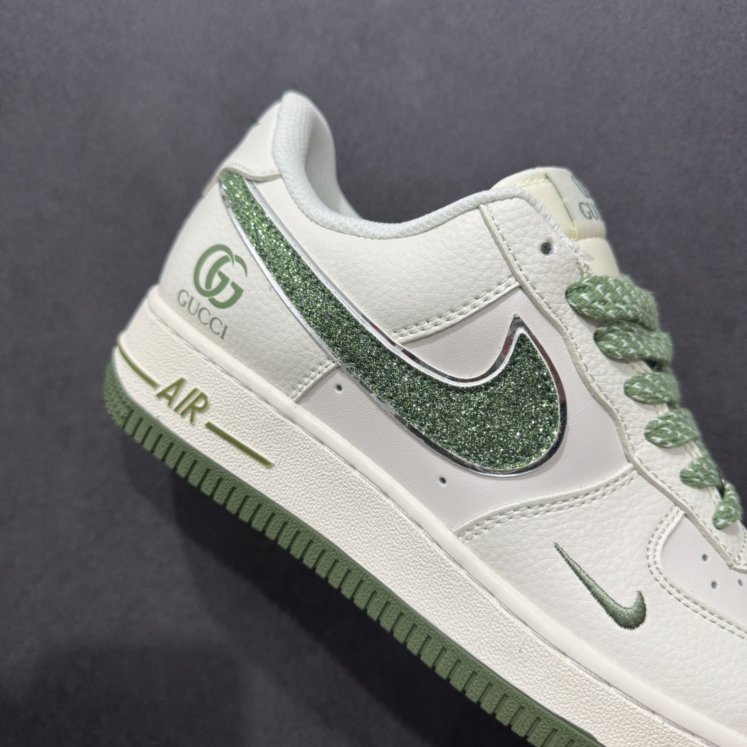  
【定制版】Nike Air Force 1 Low 07 x GUCCI 白绿小钩满天星
原楦头原纸