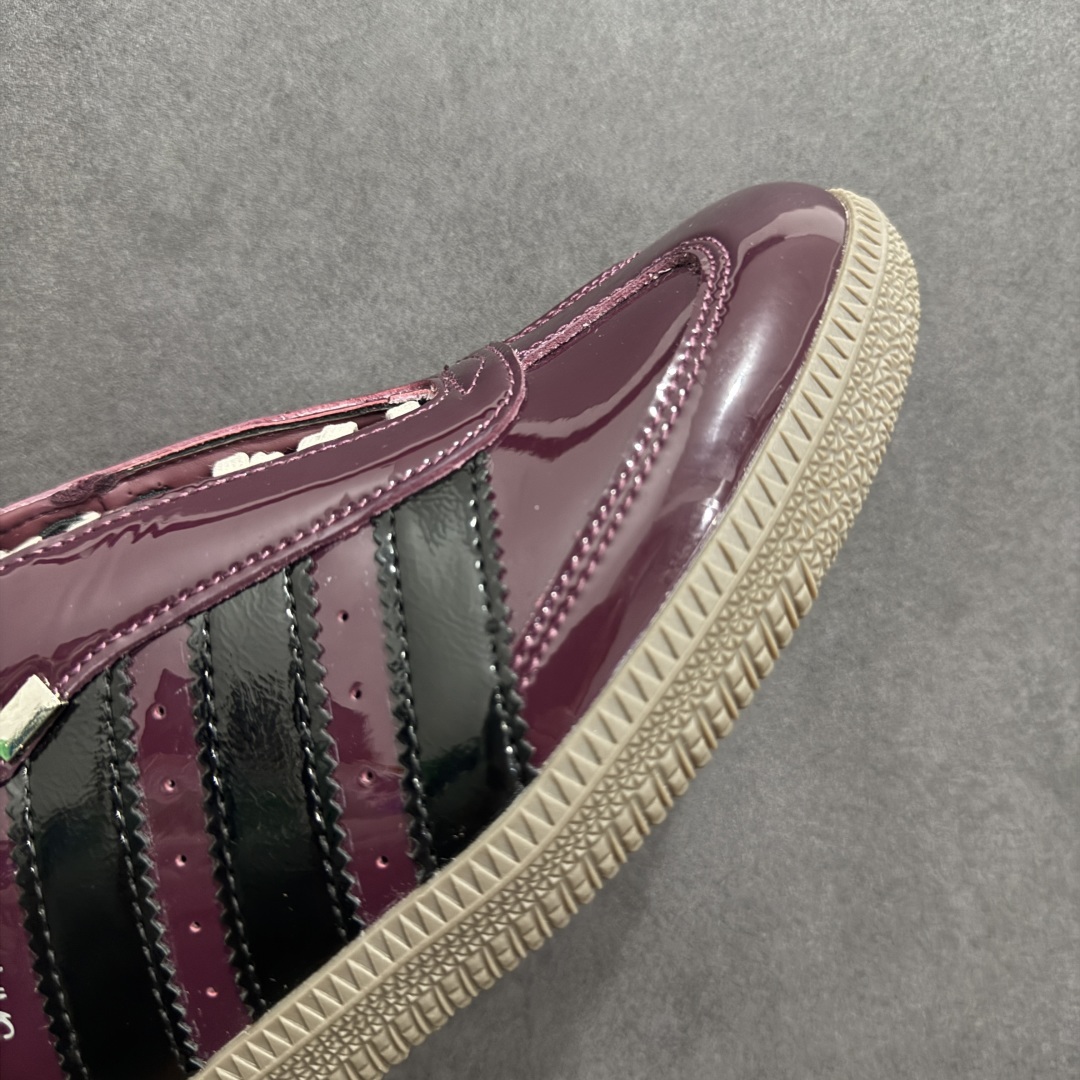 【正确版】Adidas Original SAMBA OG 阿迪达斯 低帮 酱紫黑漆皮 枣红色漆皮