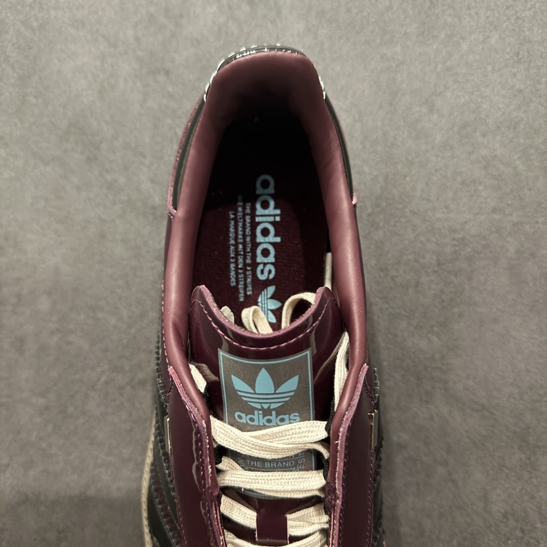 【正确版】Adidas Original SAMBA OG 阿迪达斯 低帮 酱紫黑漆皮 枣红色漆皮