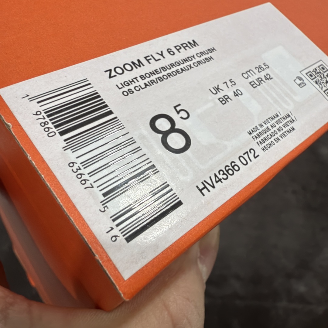  
【纯原版】NK Zoom Fly 6 EK竞速飞行6代系列低帮轻质缓震透气休闲运动跑步鞋 HV436