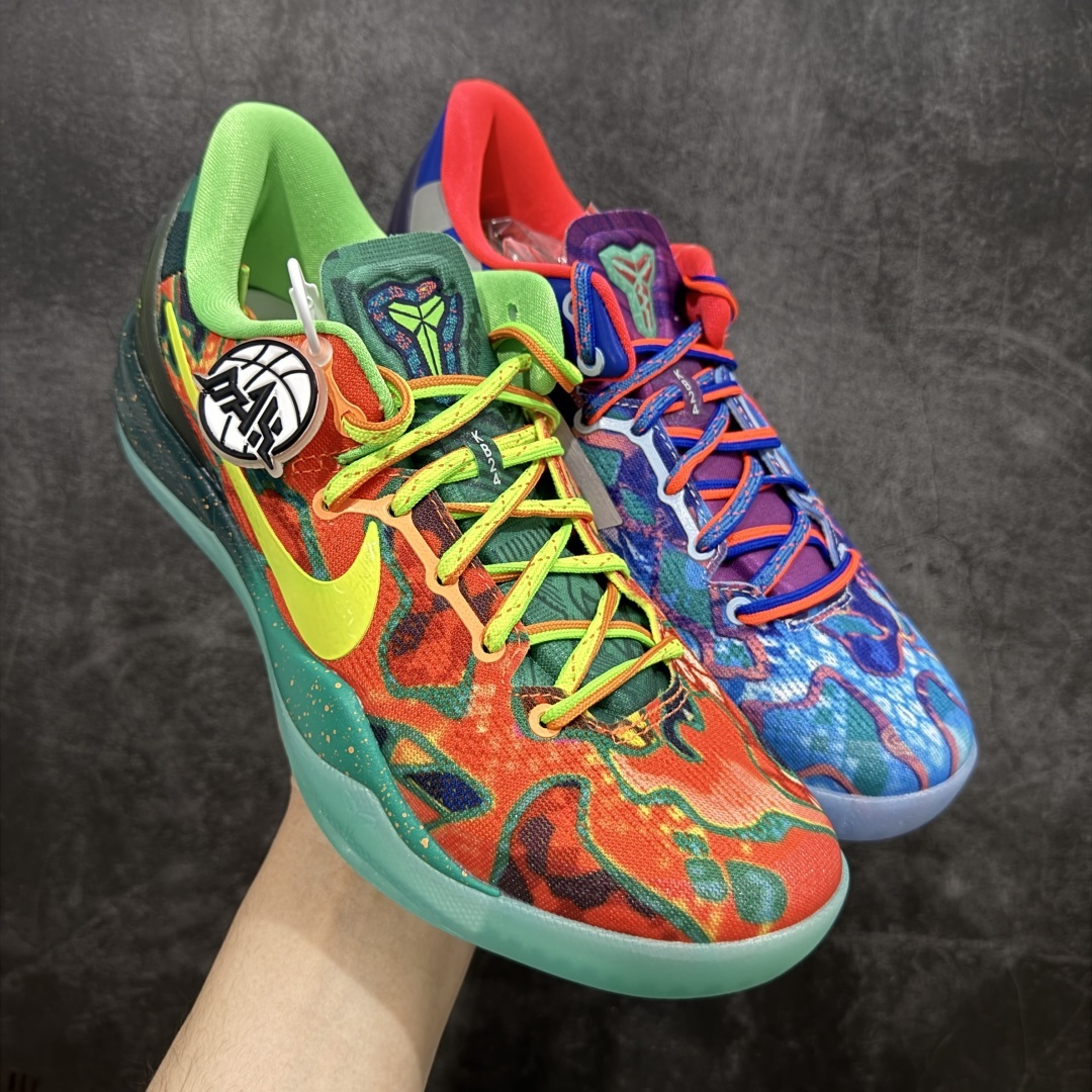 NK Zoom Kobe Ⅷ System 科比8代复刻实战运动低帮文化篮球鞋 鸳鸯配色 HM962