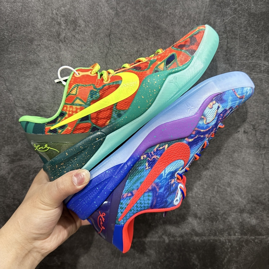 NK Zoom Kobe Ⅷ System 科比8代复刻实战运动低帮文化篮球鞋 鸳鸯配色 HM962