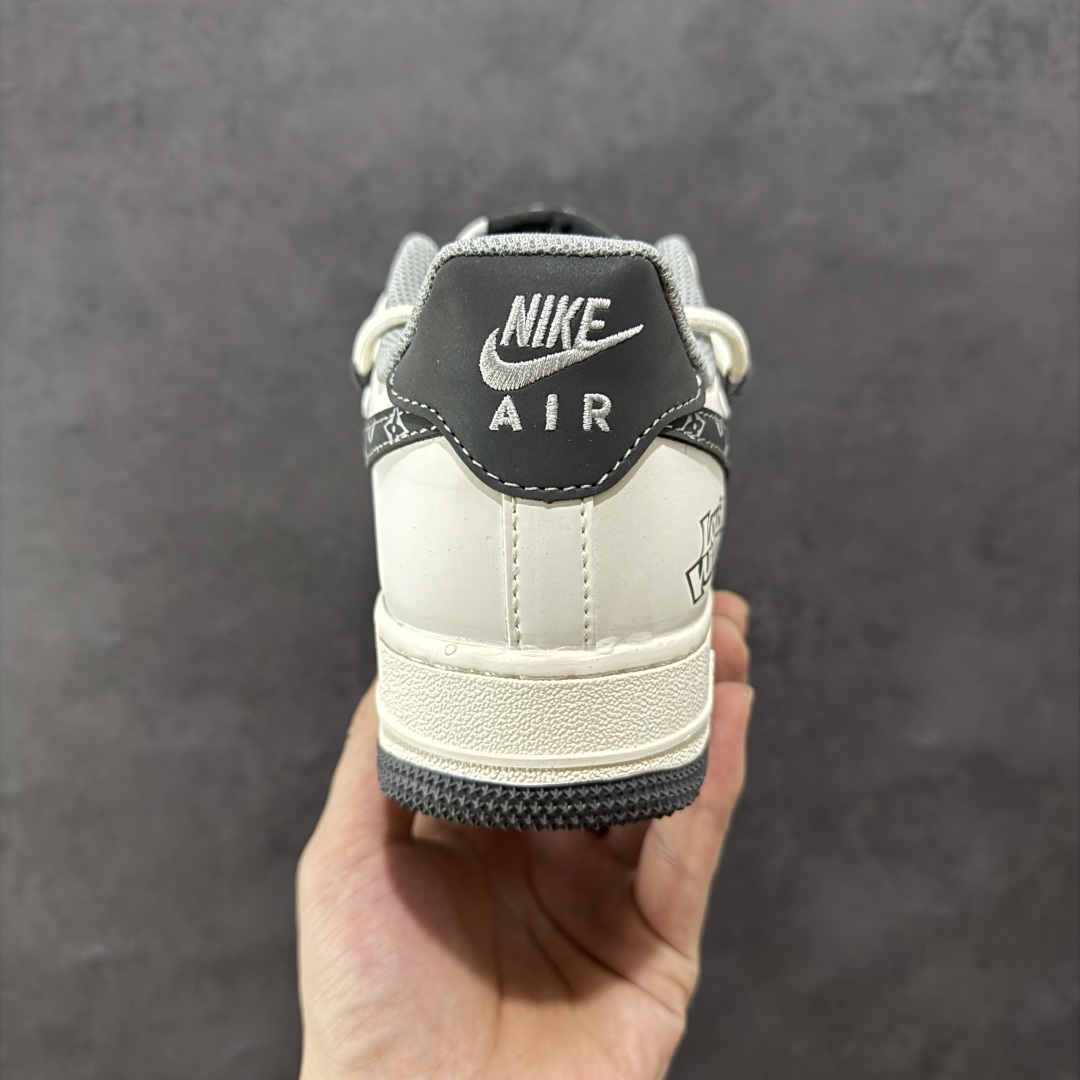 260  【定制版】Nike Air Force 1'07 Low LV联名 双拼灰花纹抽绳 空军一号低帮休闲板鞋 DM6868-063