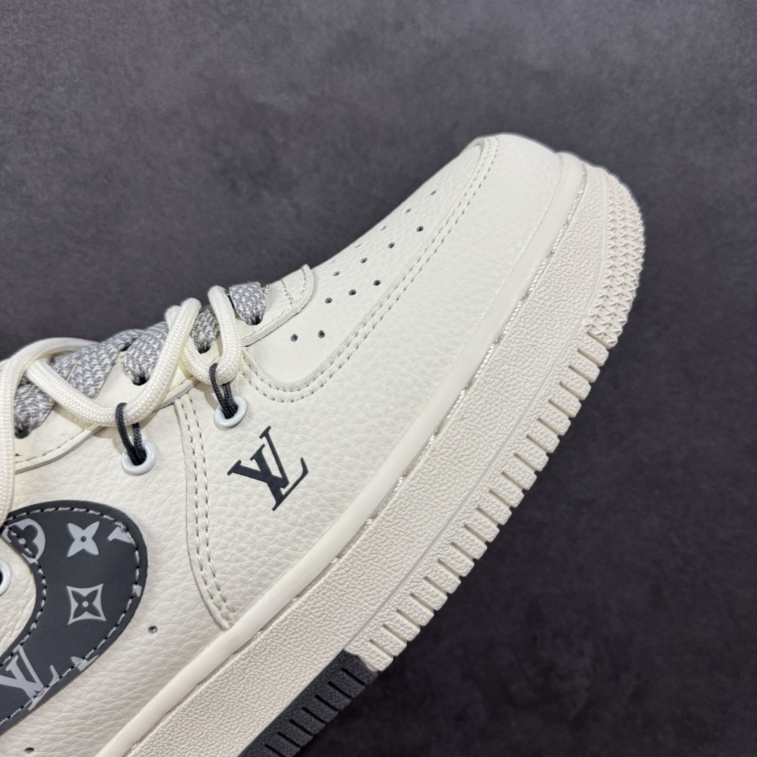 260  【定制版】Nike Air Force 1'07 Low LV联名 双拼灰花纹抽绳 空军一号低帮休闲板鞋 DM6868-063