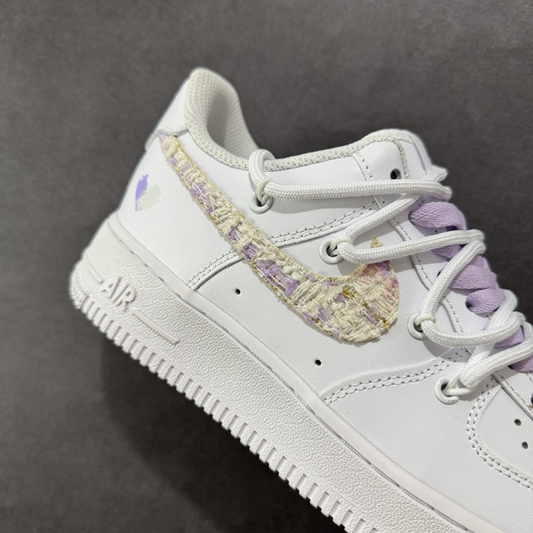 260  【定制版】Nike Air Force 1'07 Low 紫色小香风 空军一号低帮休闲板鞋 DH9999-556