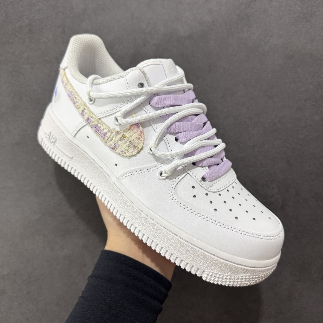 260  【定制版】Nike Air Force 1'07 Low 紫色小香风 空军一号低帮休闲板鞋 DH9999-556