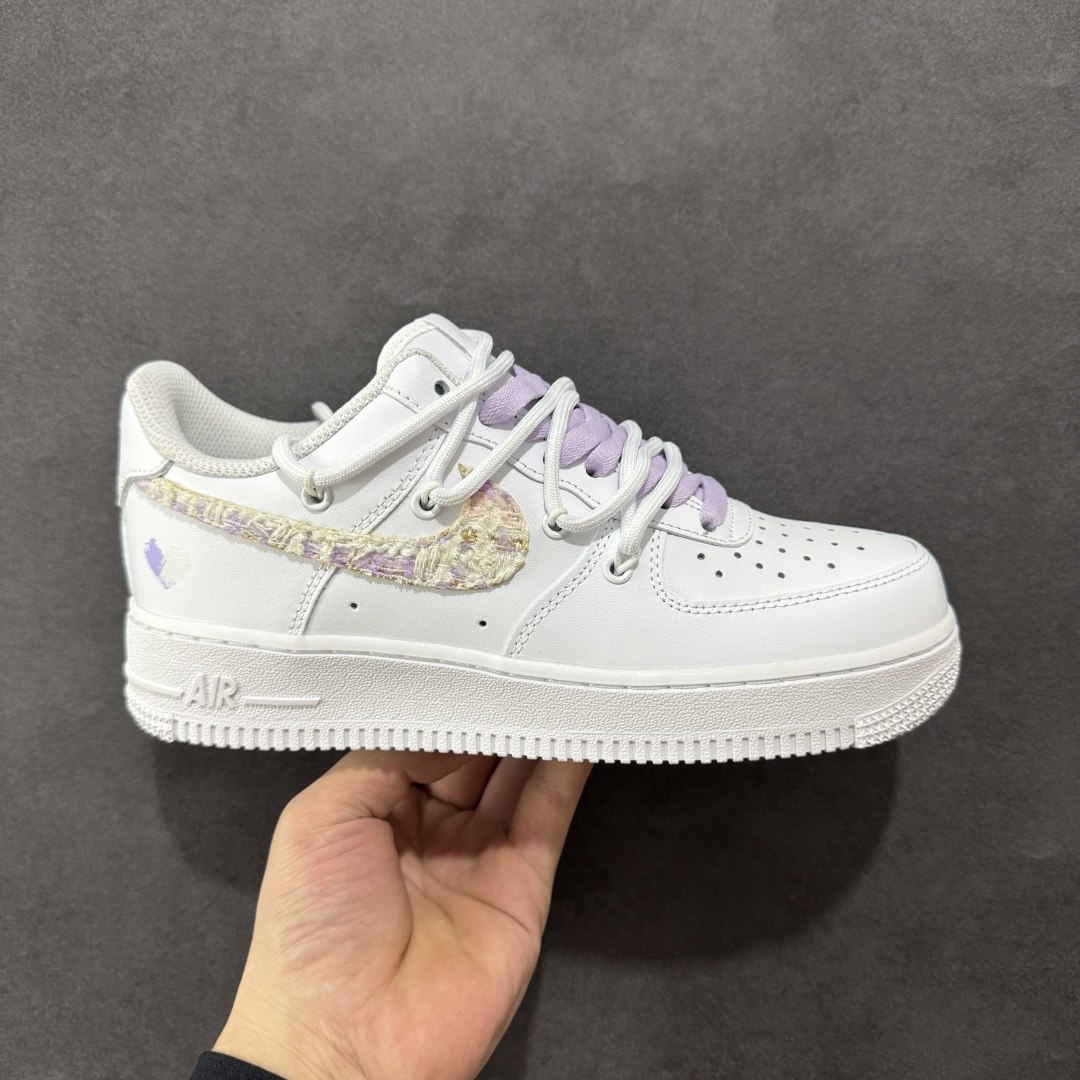 260  【定制版】Nike Air Force 1'07 Low 紫色小香风 空军一号低帮休闲板鞋 DH9999-556