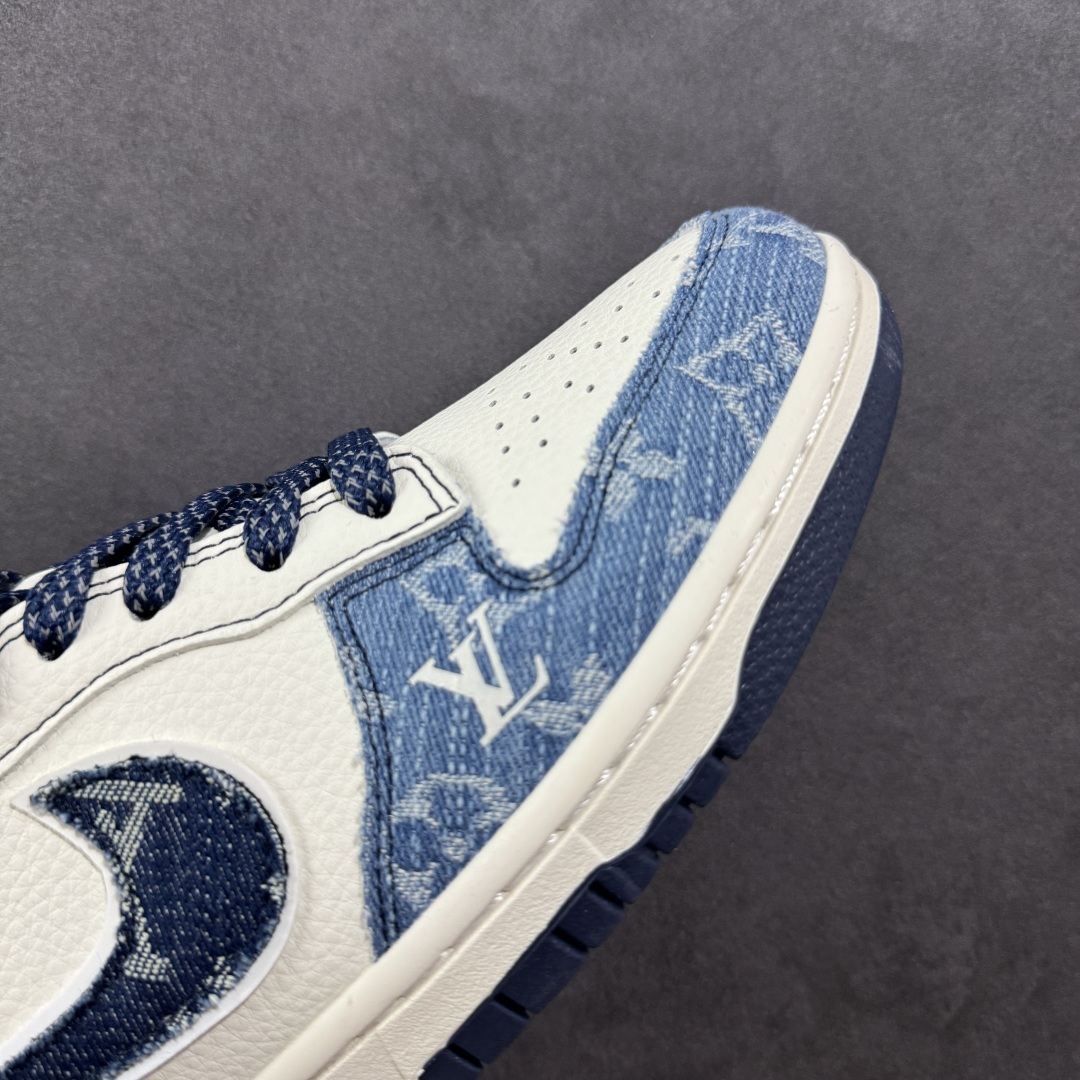 280  【定制版】Nike SB Dunk Low LV联名 深浅蓝 周年高端定制 低帮休闲板鞋 XX3168-142