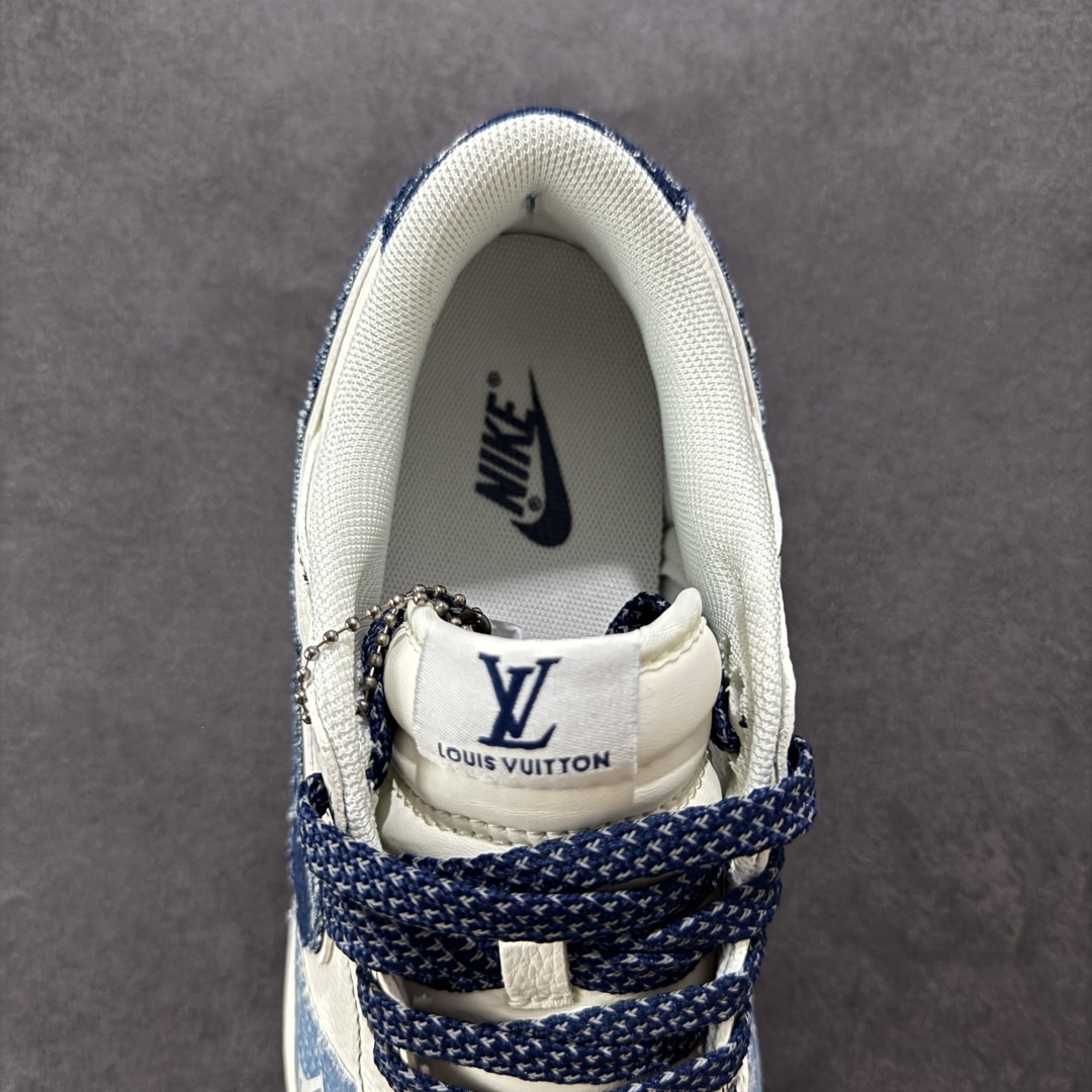 280  【定制版】Nike SB Dunk Low LV联名 深浅蓝 周年高端定制 低帮休闲板鞋 XX3168-142