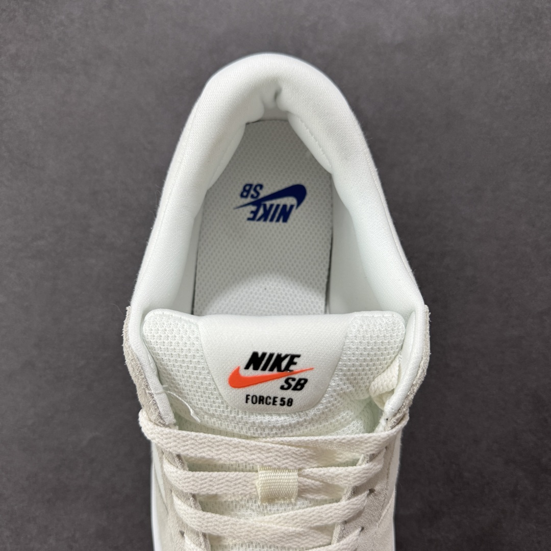 图片[7]-【纯原版】NK SB Force 58 空军58系列低帮休闲运动滑板板鞋 CZ2959-007 市面最高版出货 区别市场通货便宜版本 质感细节 中底鞋垫都不一样 欢迎对比 鞋面由帆布和麂皮拼接 层次感丰富 搭配硫化外底 耐磨耐穿 鞋舌及中底后跟处饰有SB Logo 表明鞋款身份 采用包边设计 经久耐穿 硫化结构则有效提升灵活性 穿上这款全新推出的创意力作 助你耀动街头 尺码：36 36.5 37.5 38 38.5 39 40 40.5 41 42 42.5 43 44 45-选品中心