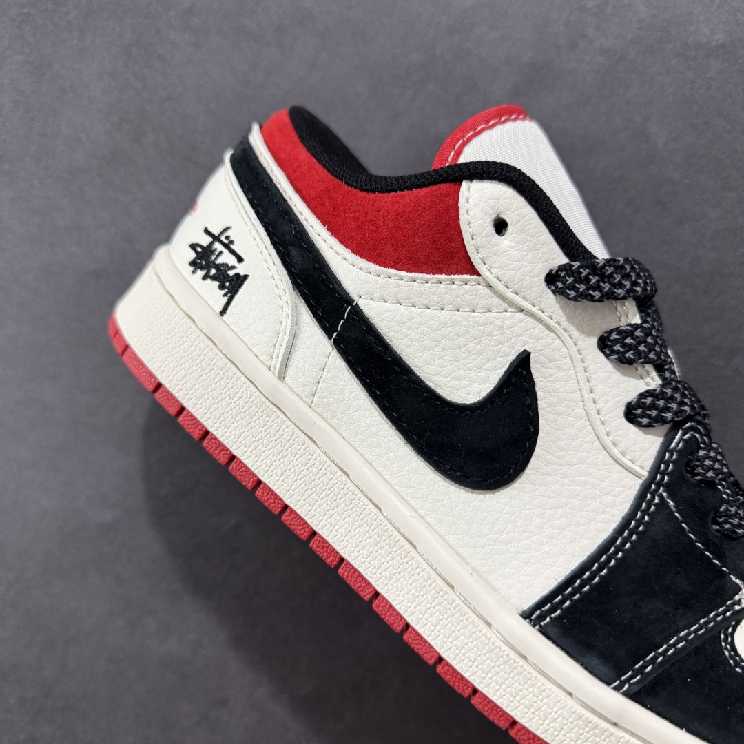 260  【定制版】Nike Air Jordan 1 Low x 斯图西联名 AJ1乔1低帮休闲板鞋 XS6086-006