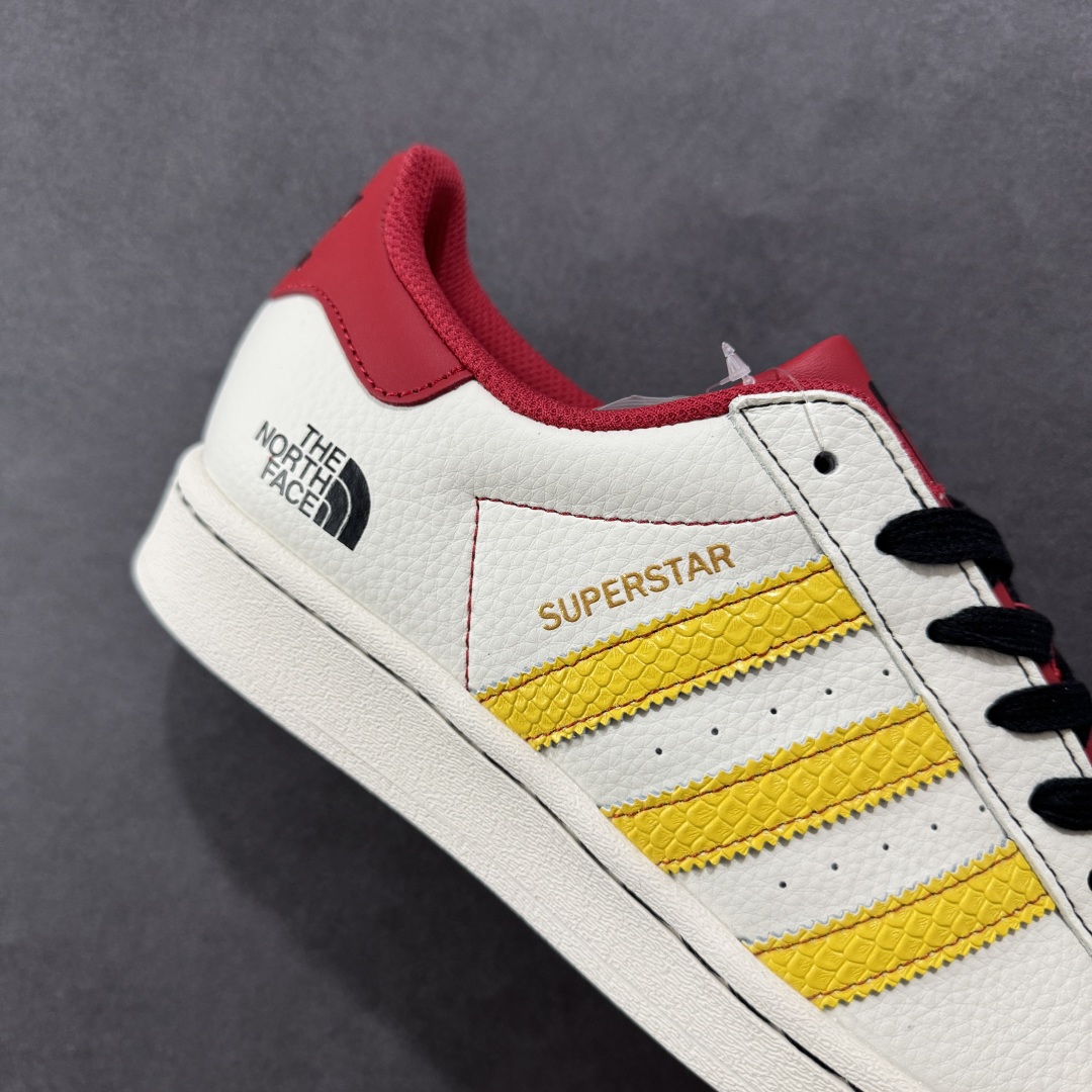  
【定制版】AD Originals Superstar x The North Face 白金红
采