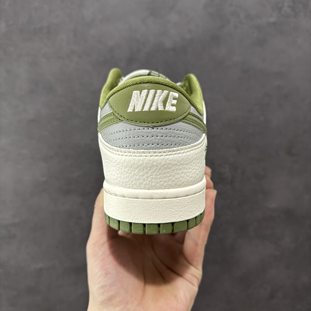 280  【定制版】Nike SB Dunk Low 斯图西联名 立体绿勾 周年高端定制 低帮休闲板鞋 XS6089-538