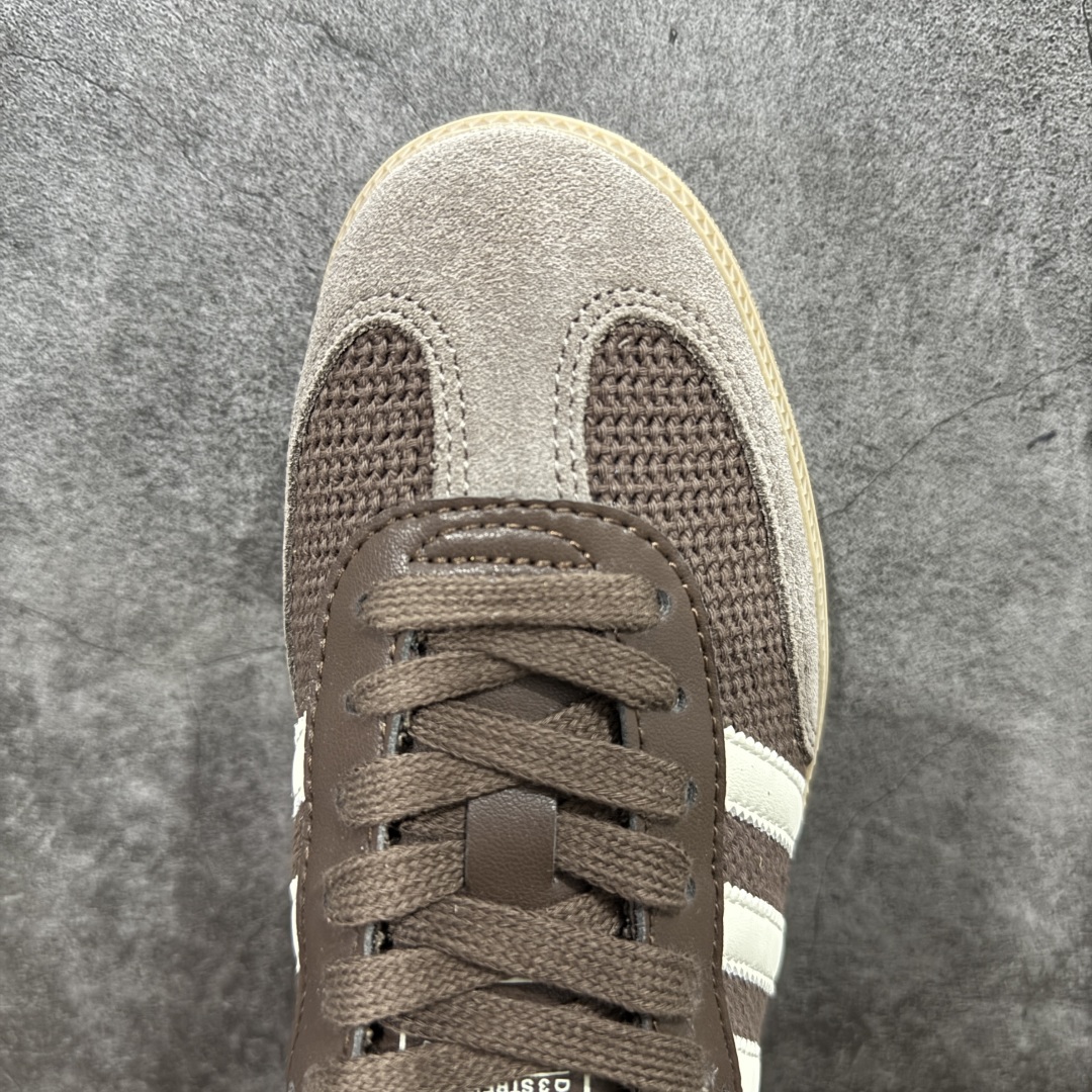  
【正确版】Adidas Samba OG 桑巴舞街头系列德训运动板鞋 
采用固色翻毛皮组合牛剖革鞋面